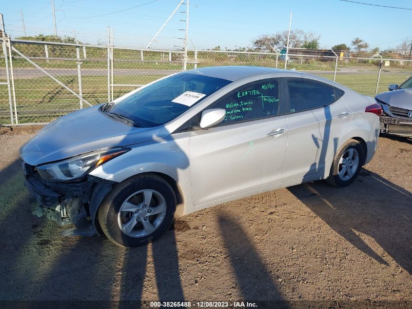 2015 HYUNDAI ELANTRA SE - 5NPDH4AE0FH581409