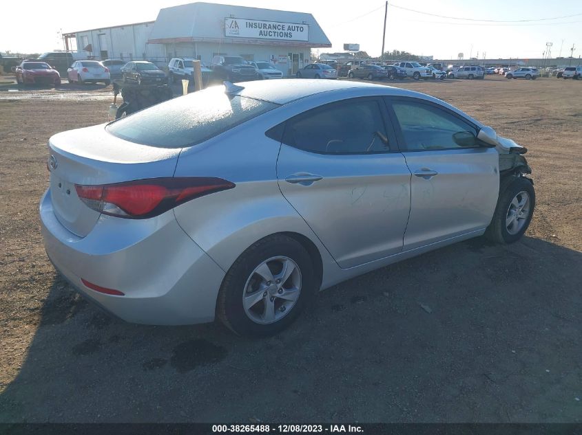 2015 HYUNDAI ELANTRA SE - 5NPDH4AE0FH581409