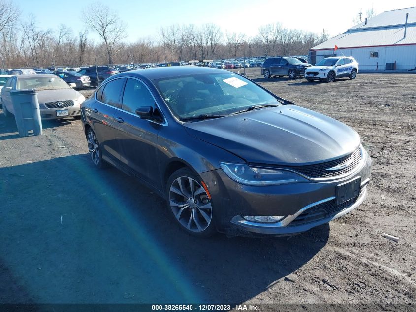 2015 CHRYSLER 200 C - 1C3CCCEG9FN615643