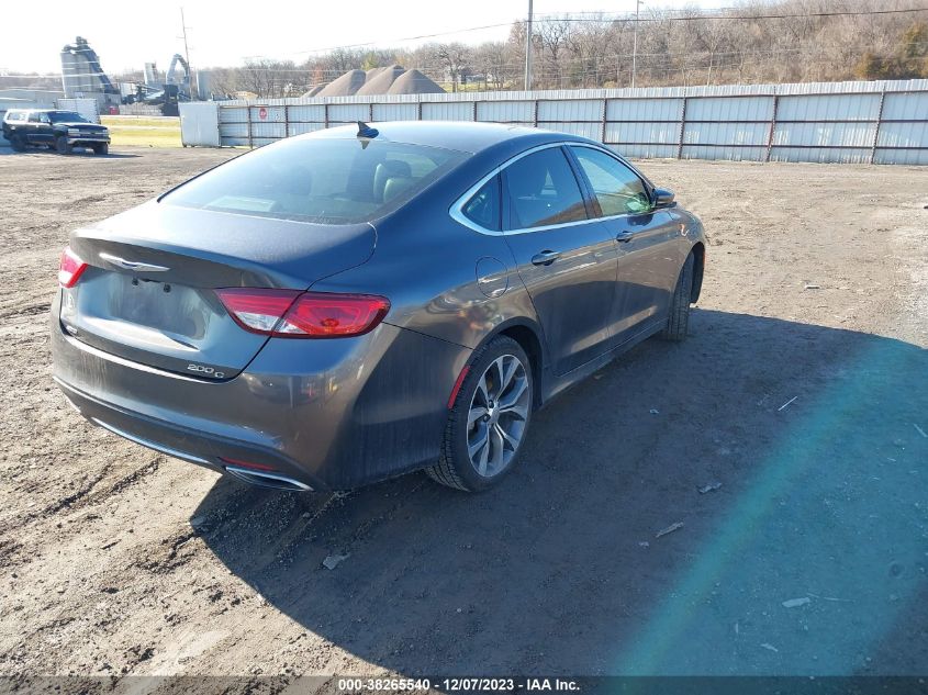 2015 CHRYSLER 200 C - 1C3CCCEG9FN615643