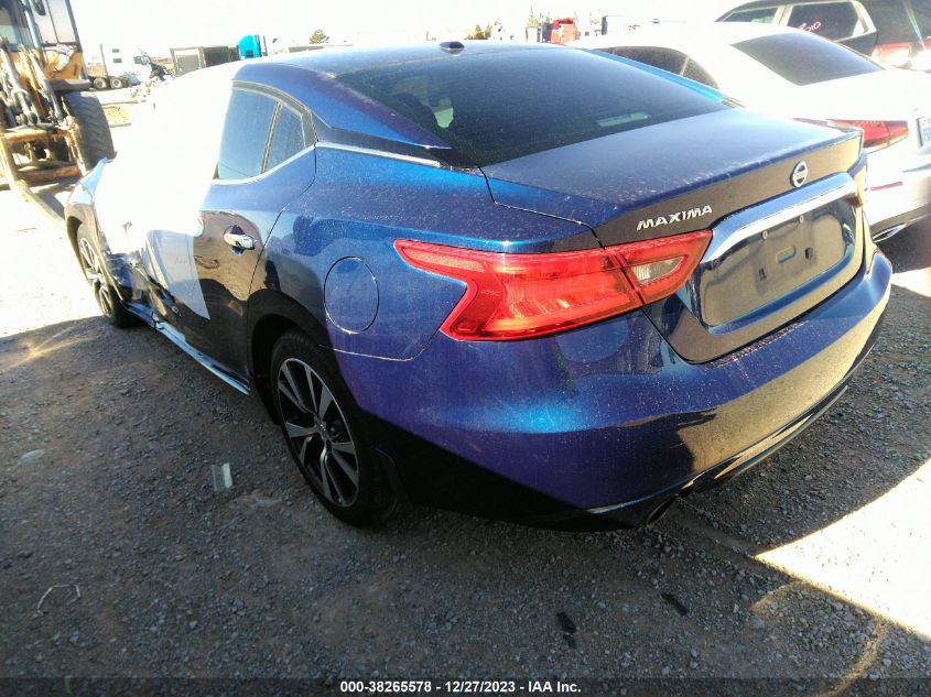 2016 NISSAN MAXIMA 3.5S/SV/SL/SR/PLAT - 1N4AA6AP8GC429627