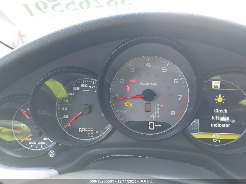 2013 PORSCHE PANAMERA HYBRID S WP0AD2A70DL045248