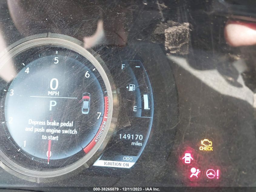 2015 LEXUS IS 250 - JTHBF1D2XF5070415