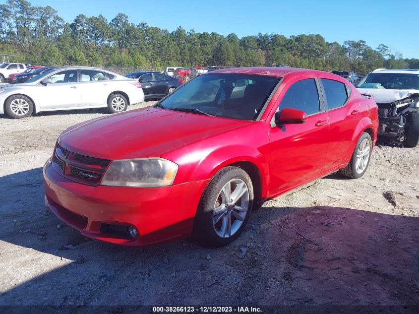 2013 DODGE AVENGER SXT - 1C3CDZCG5DN757293