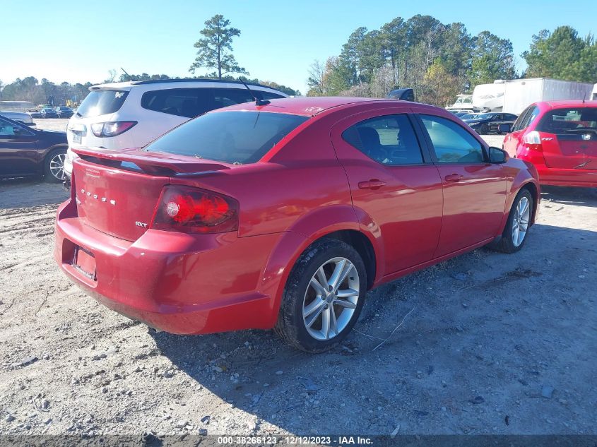 2013 DODGE AVENGER SXT - 1C3CDZCG5DN757293
