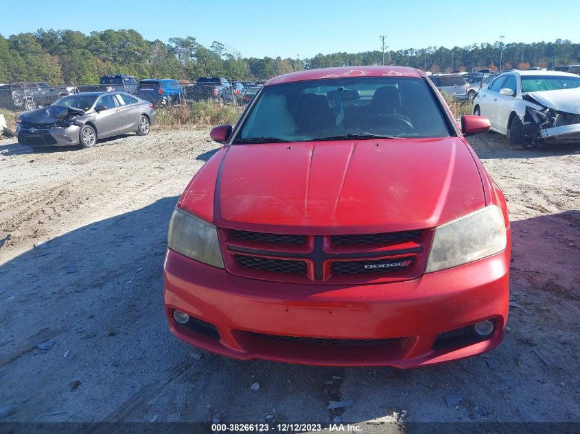 2013 DODGE AVENGER SXT - 1C3CDZCG5DN757293