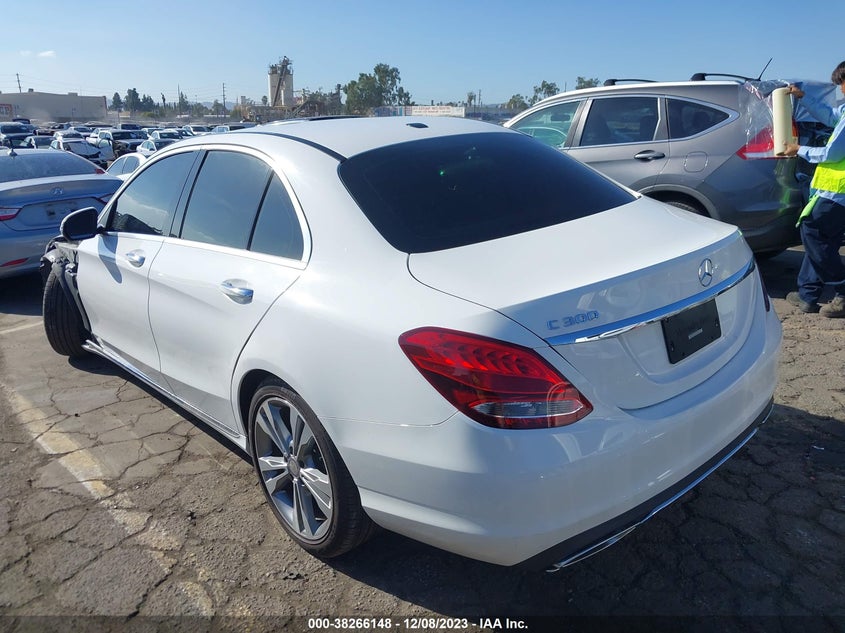 VIN 55SWF4JB6HU192374 2017 MERCEDES-BENZ C 300 LUXURY/SPORT