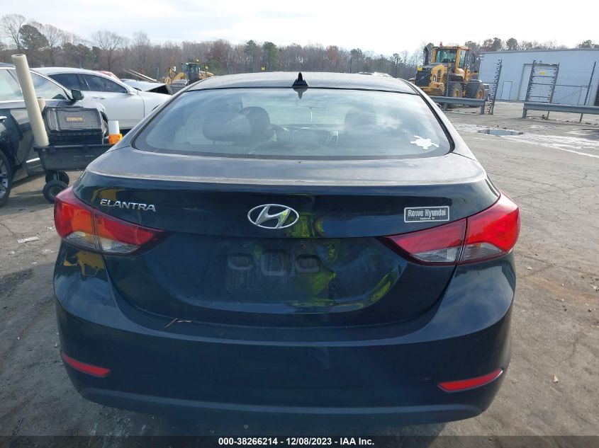 2016 HYUNDAI ELANTRA LIMITED/SE/VALUE EDITION - 5NPDH4AE9G8746911