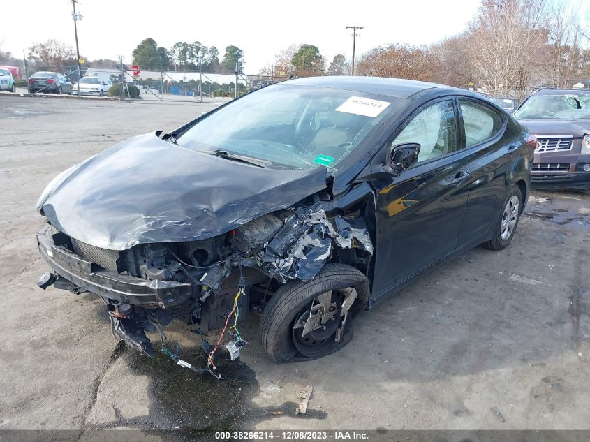 2016 HYUNDAI ELANTRA LIMITED/SE/VALUE EDITION - 5NPDH4AE9G8746911