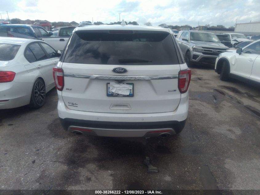 2016 FORD EXPLORER XLT - 1FM5K8D88GGD06214