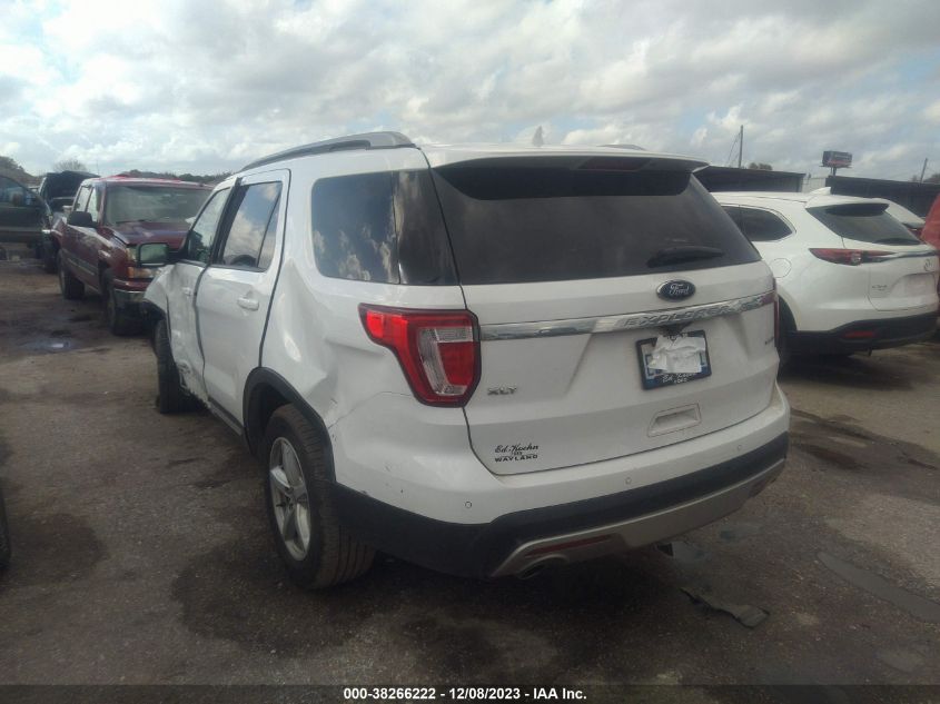 2016 FORD EXPLORER XLT - 1FM5K8D88GGD06214