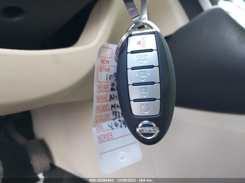2017 NISSAN MAXIMA SV - 1N4AA6AP1HC407440
