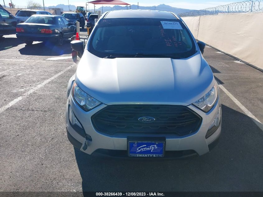 2020 FORD ECOSPORT S - MAJ3S2FE5LC332577