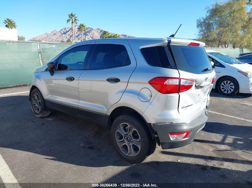 2020 FORD ECOSPORT S - MAJ3S2FE5LC332577