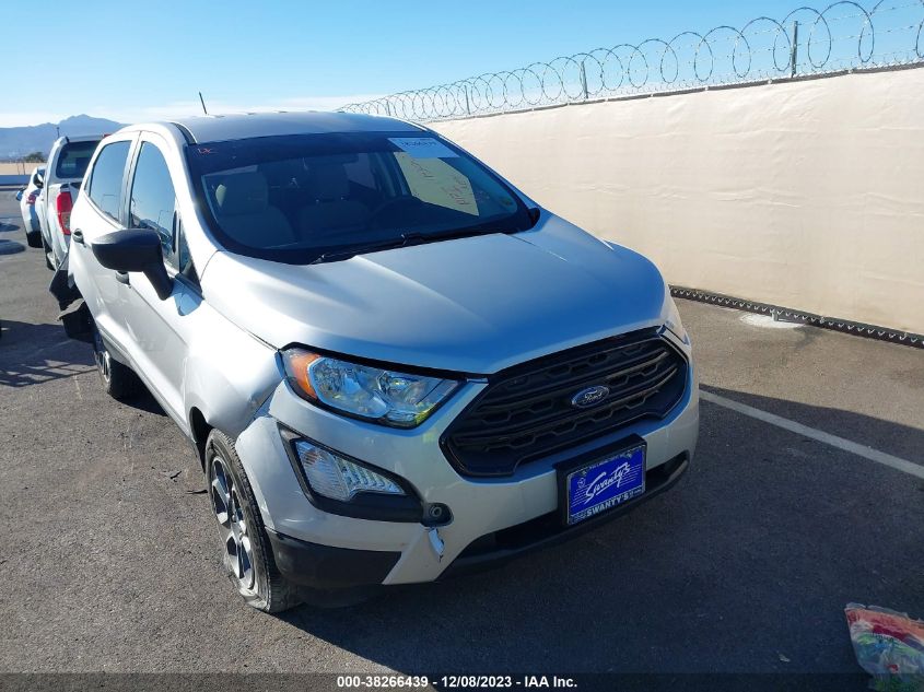2020 FORD ECOSPORT S - MAJ3S2FE5LC332577