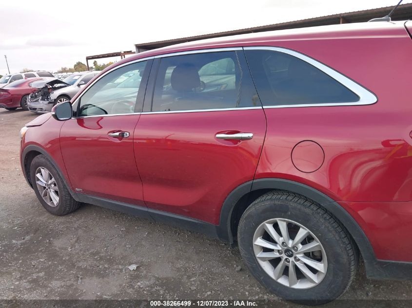 2019 KIA SORENTO 3.3L LX - 5XYPGDA51KG471499