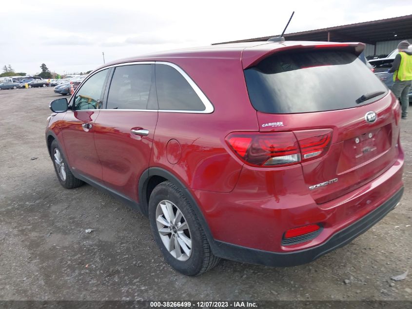 2019 KIA SORENTO 3.3L LX - 5XYPGDA51KG471499