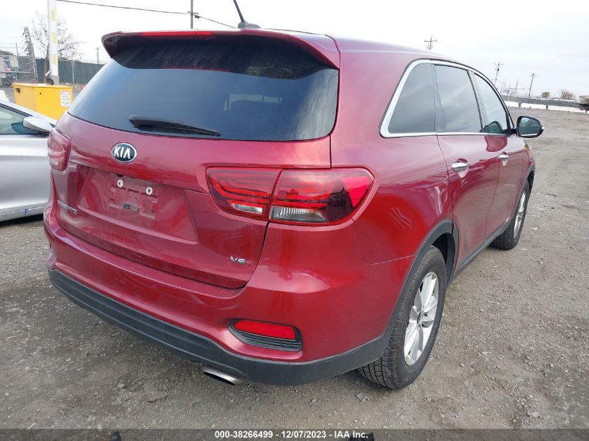 2019 KIA SORENTO 3.3L LX - 5XYPGDA51KG471499