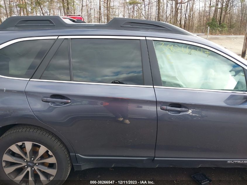 2015 SUBARU OUTBACK 2.5I LIMITED - 4S4BSALCXF3328303