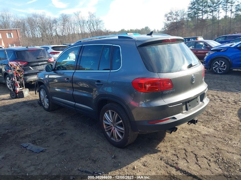 2014 VOLKSWAGEN TIGUAN S/SE/SEL/R-LINE - WVGBV3AX4EW531287