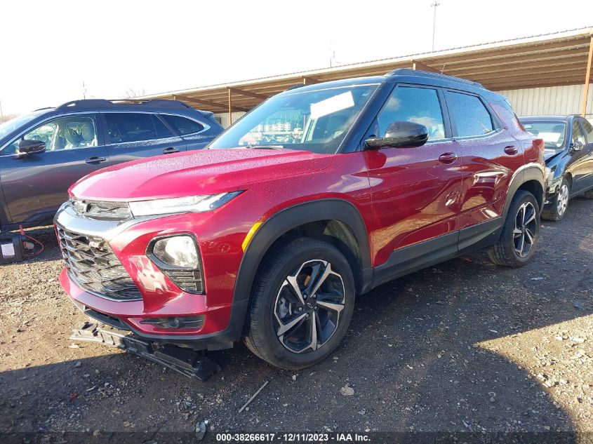 VIN KL79MUSL7MB111520 2021 CHEVROLET TRAILBLAZER AWD RS