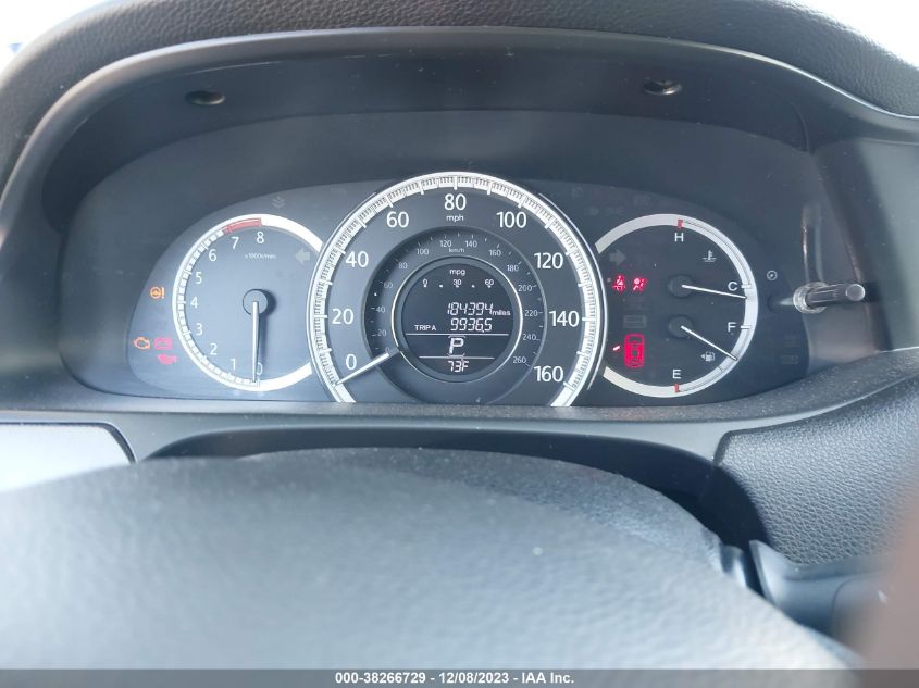 2015 HONDA ACCORD LX - 1HGCR2F38FA026396