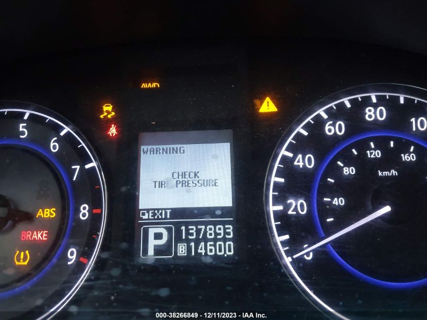 2013 INFINITI G37X JN1CV6AR7DM762371