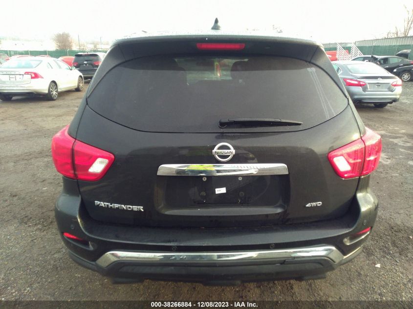 2019 NISSAN PATHFINDER S/SL/SV/PLATINUM - 5N1DR2MM1KC603746