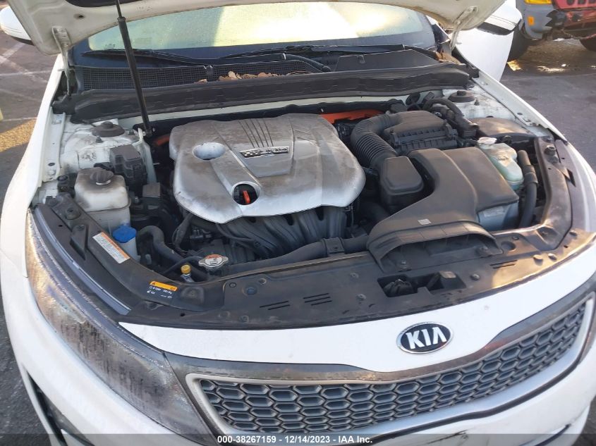 2014 KIA OPTIMA HYBRID EX - KNAGN4AD1E5067528