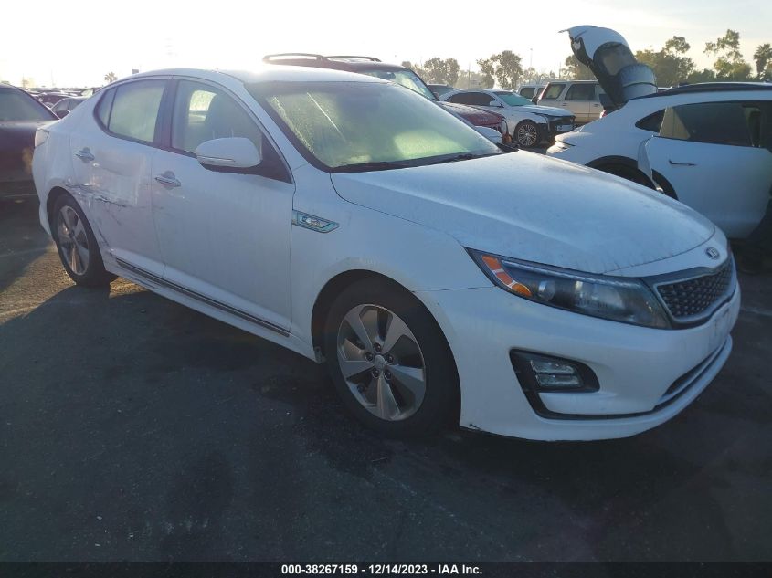 2014 KIA OPTIMA HYBRID EX - KNAGN4AD1E5067528