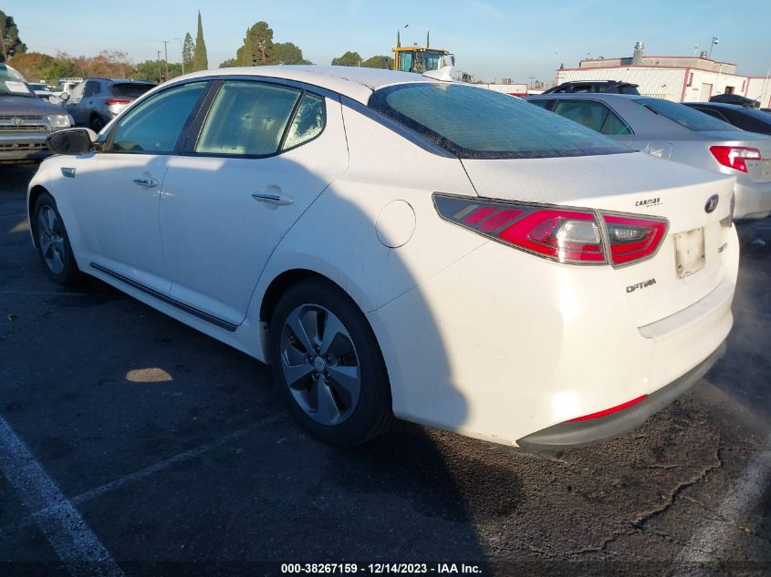 2014 KIA OPTIMA HYBRID EX - KNAGN4AD1E5067528