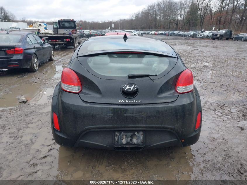 2013 HYUNDAI VELOSTER BASE W/GRAY - KMHTC6AD0DU085103