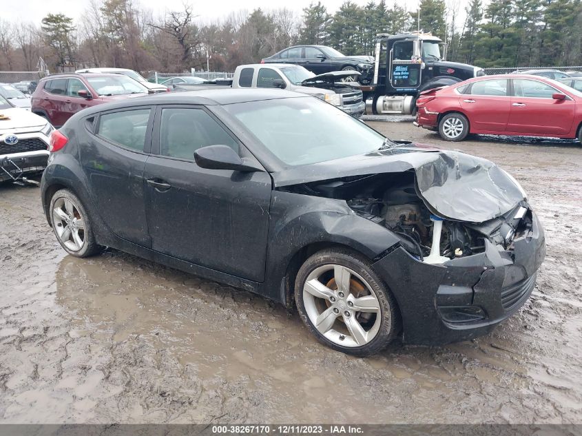 2013 HYUNDAI VELOSTER BASE W/GRAY - KMHTC6AD0DU085103