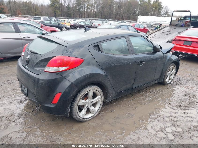 2013 HYUNDAI VELOSTER BASE W/GRAY - KMHTC6AD0DU085103