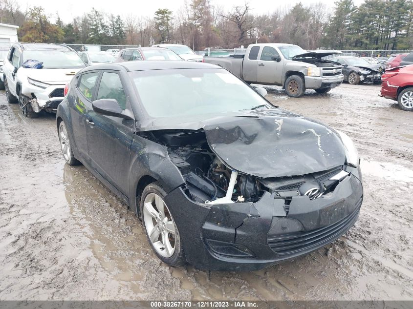 2013 HYUNDAI VELOSTER BASE W/GRAY - KMHTC6AD0DU085103