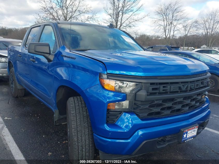 2022 CHEVROLET SILVERADO 1500 4WD  SHORT BED CUSTOM - 1GCPDBEK9NZ623533