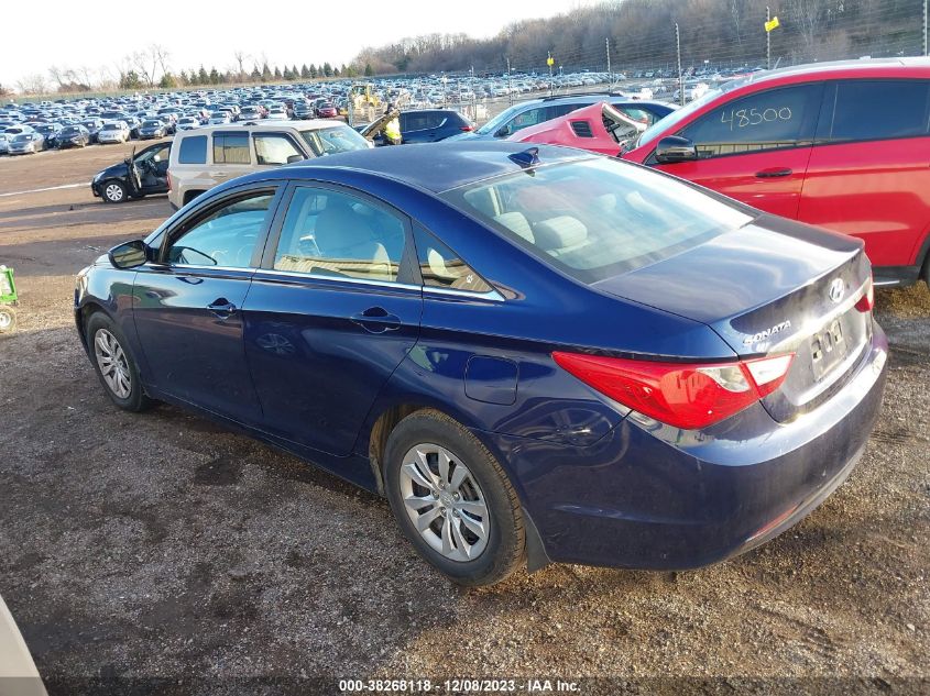 2013 HYUNDAI SONATA GLS - 5NPEB4AC0DH601109