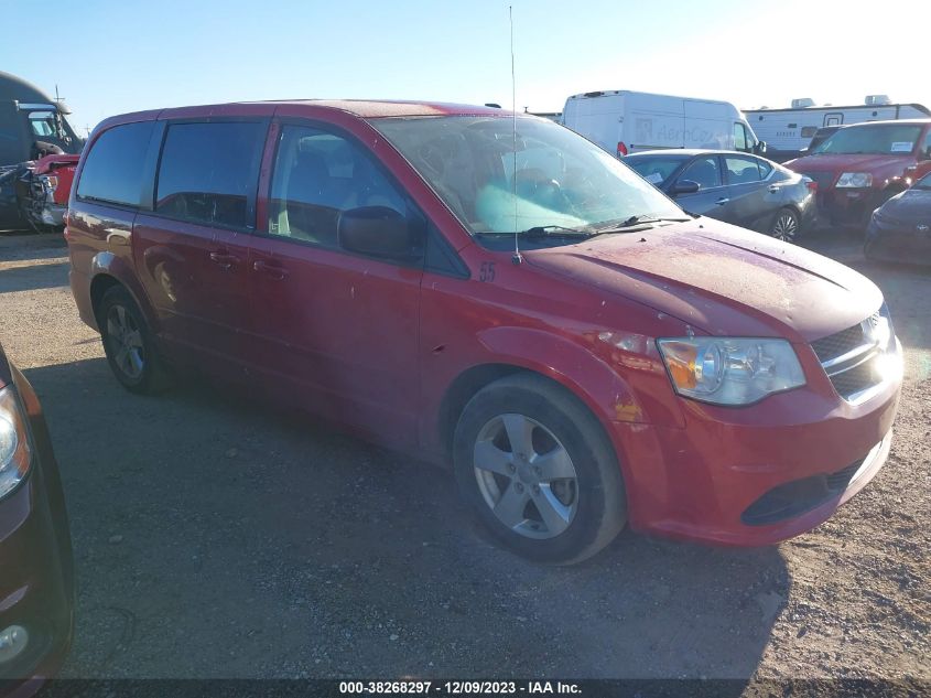 2013 DODGE GRAND CARAVAN SE - 2C4RDGBG0DR757829
