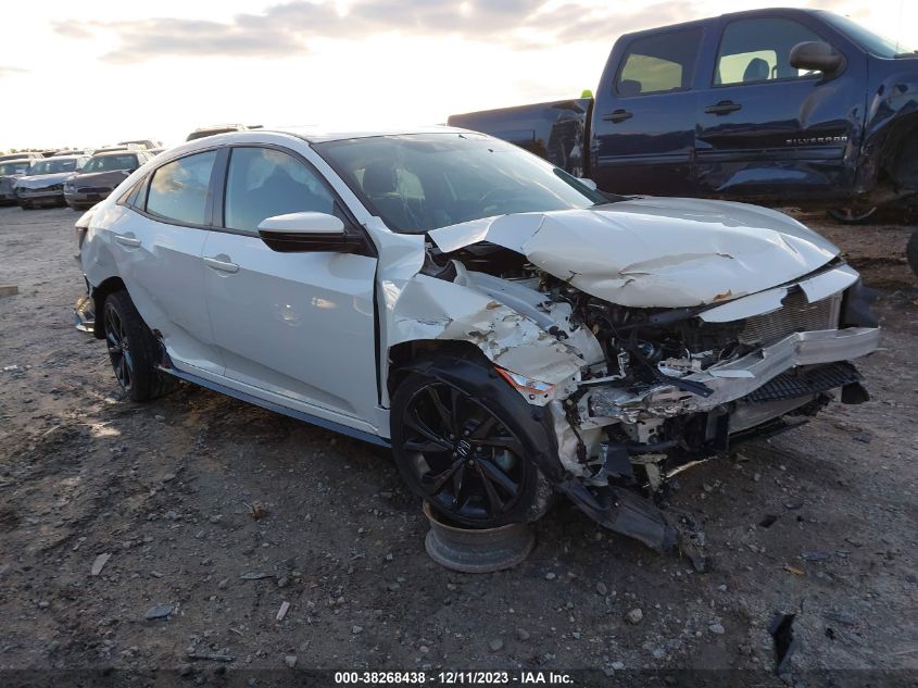 2019 HONDA CIVIC - 0HHSK7H47KU221988