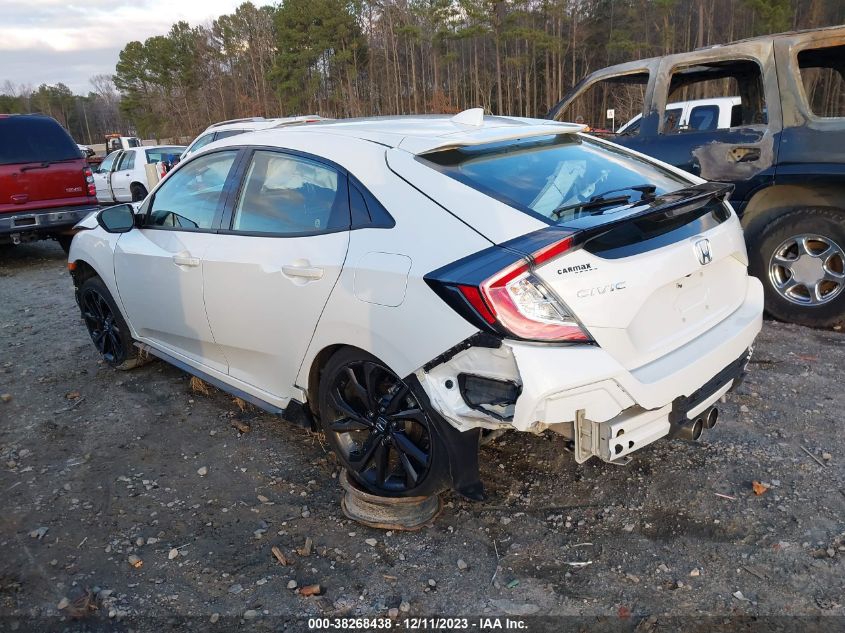 2019 HONDA CIVIC - 0HHSK7H47KU221988