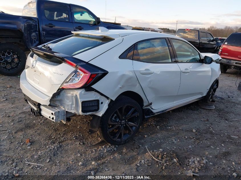 2019 HONDA CIVIC - 0HHSK7H47KU221988