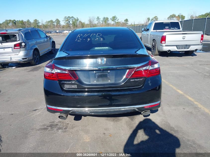 2016 HONDA ACCORD SPORT - 1HGCR2F63GA054358