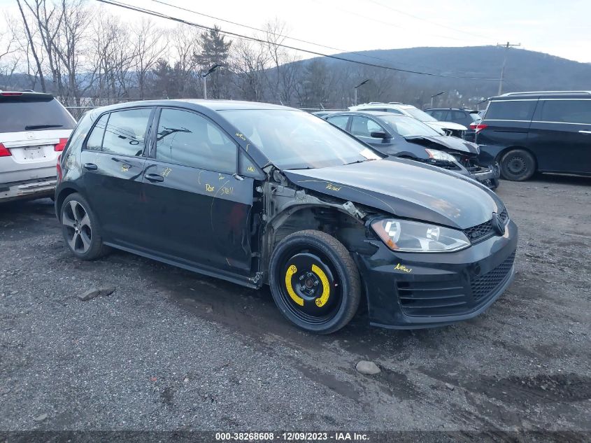 3VW4T7AU7HM069471 VOLKSWAGEN GOLF GTI AUTOBAHN 4-DOOR 2017