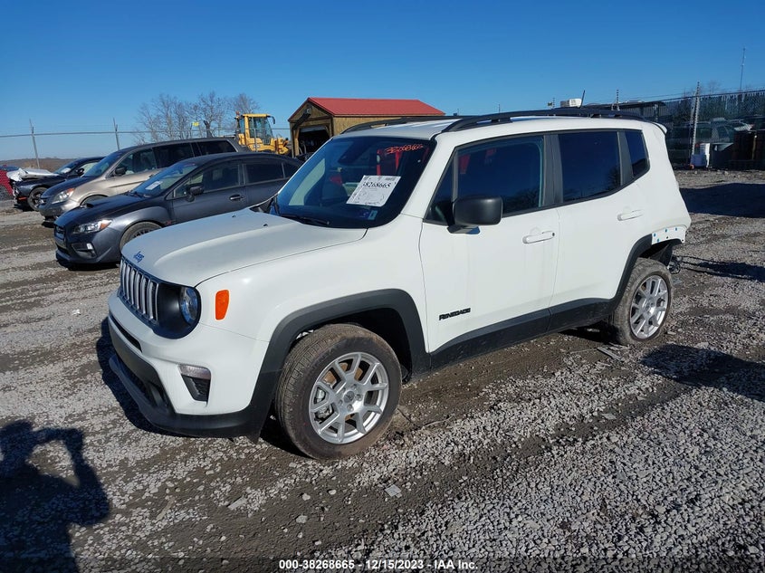 VIN ZACNJDB10PPP34980 2023 JEEP RENEGADE LATITUDE