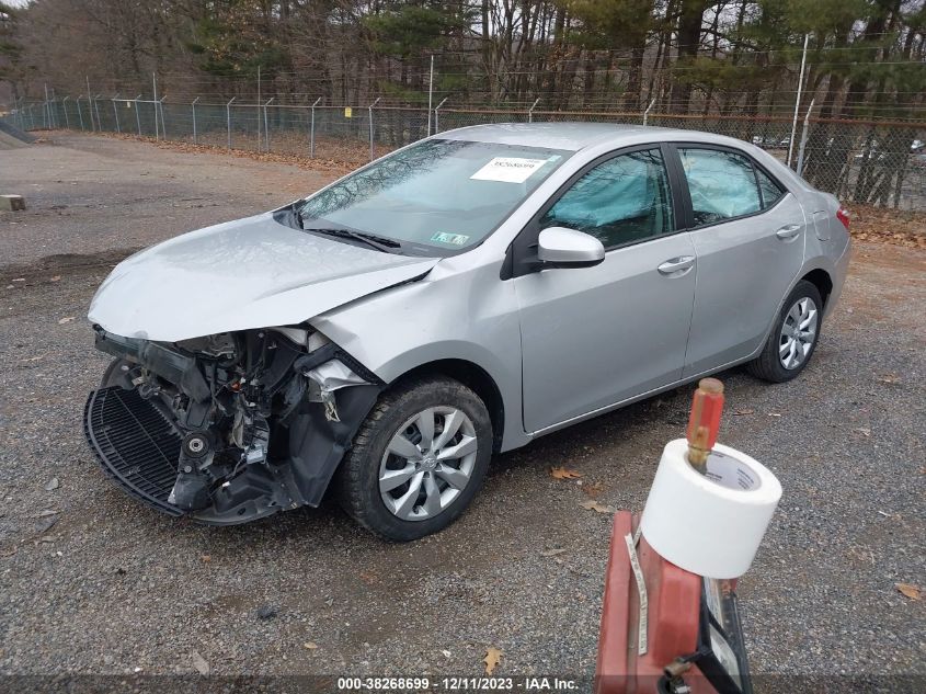 2016 TOYOTA COROLLA LE - 5YFBURHEXGP503519