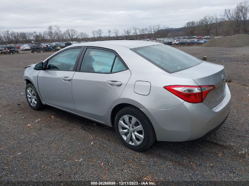 2016 TOYOTA COROLLA LE - 5YFBURHEXGP503519