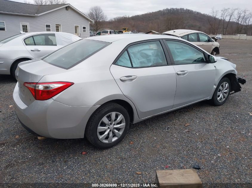 2016 TOYOTA COROLLA LE - 5YFBURHEXGP503519