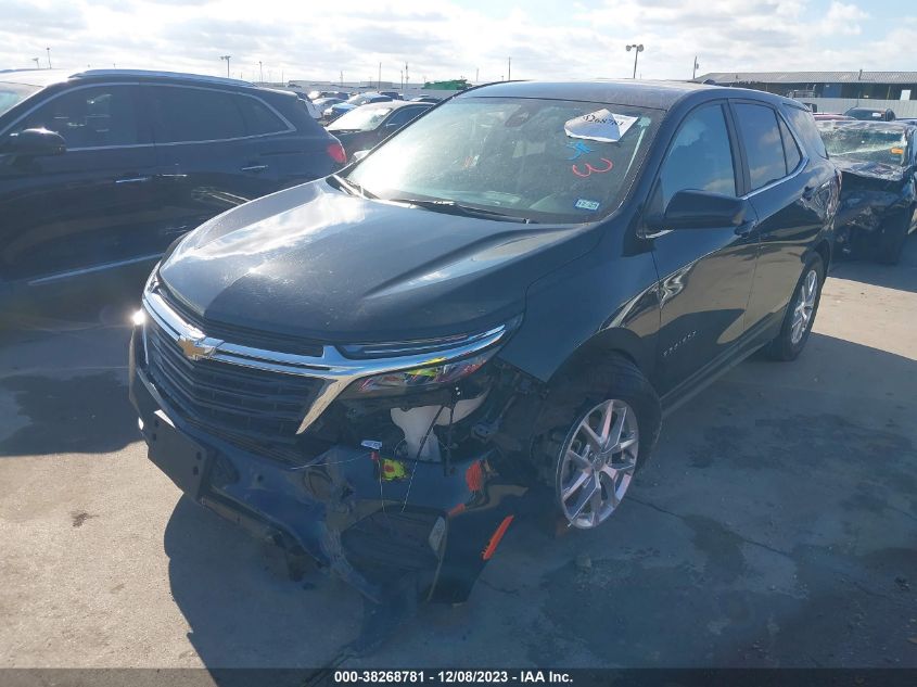 2022 CHEVROLET EQUINOX FWD LT - 3GNAXKEV0NL118101