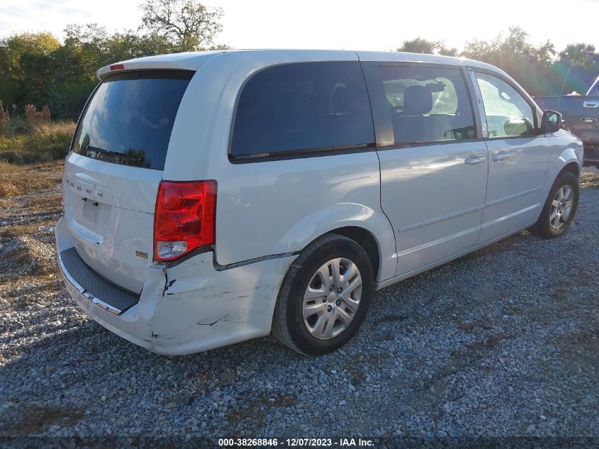 2014 DODGE GRAND CARAVAN SE - 2C4RDGBG9ER410601