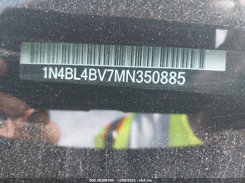 2021 NISSAN ALTIMA S FWD - 1N4BL4BV7MN350885